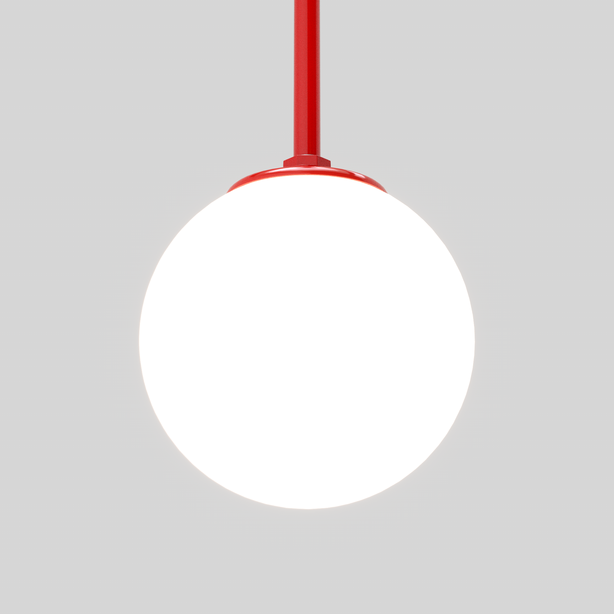 Globo Acrílico Blanco Pianeta de 8" - Colgante